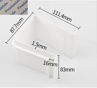 Plastic U Shape Under Sink Basin Bath Cabinet Drawer Pull Out Recessed U Cutout Cover For Drainage Grommet: 2