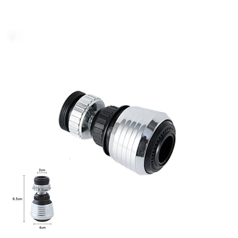 Difusor giratorio de 360 grados para cocina, Aireador de grifo de ahorro de agua a prueba de agua, accesorios de cocina, herramientas: Short