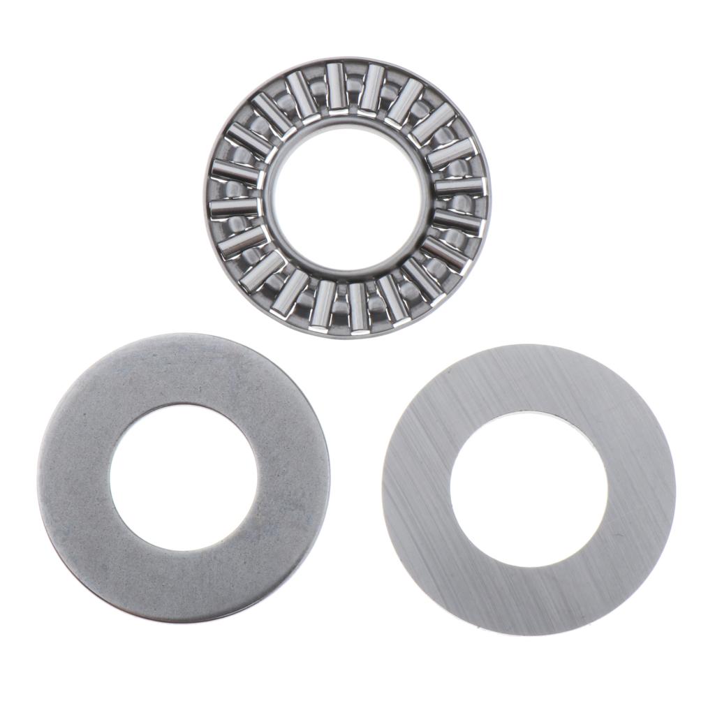 3 Pcs 5mm Boat Motor Thrust Washer Set Bearing Flat For 8/9.9/15HP 4 Stroke 2 Cylinder Yamaha Outboard Motor 93341-214U1-00