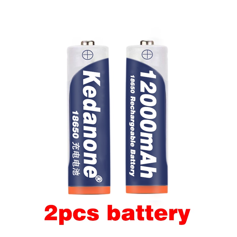 18650 Battery Rechargeable Battery 3.7V 18650 12000mAh Capacity Li-ion Rechargeable Battery For Flashlight Torch Battery