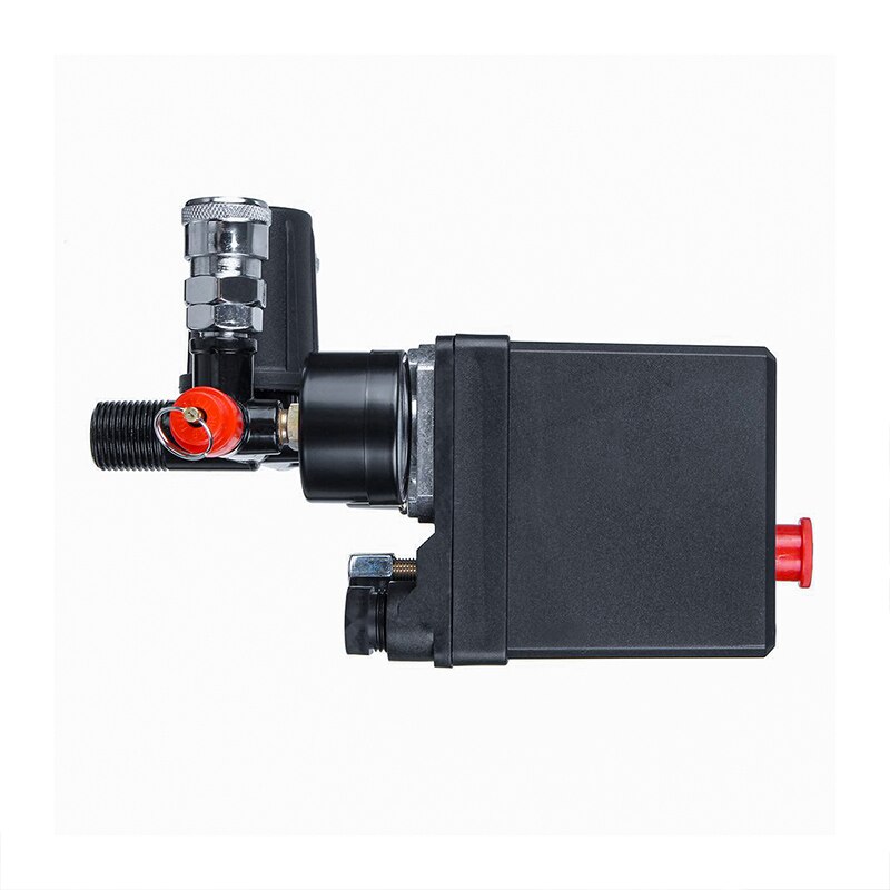 90-120psi 220V Air Compressor With Pressure Switch Control Valve Manifold Relief Regulator Gauge Air Pump Accessories