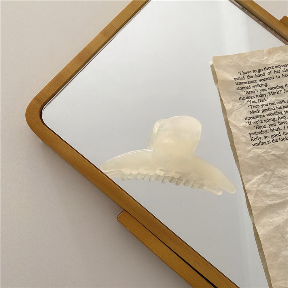 Klo klip til kvinder hårde farverige acetat hår klo store størrelse klemmer klo klip krabbe hår tilbehør: 5