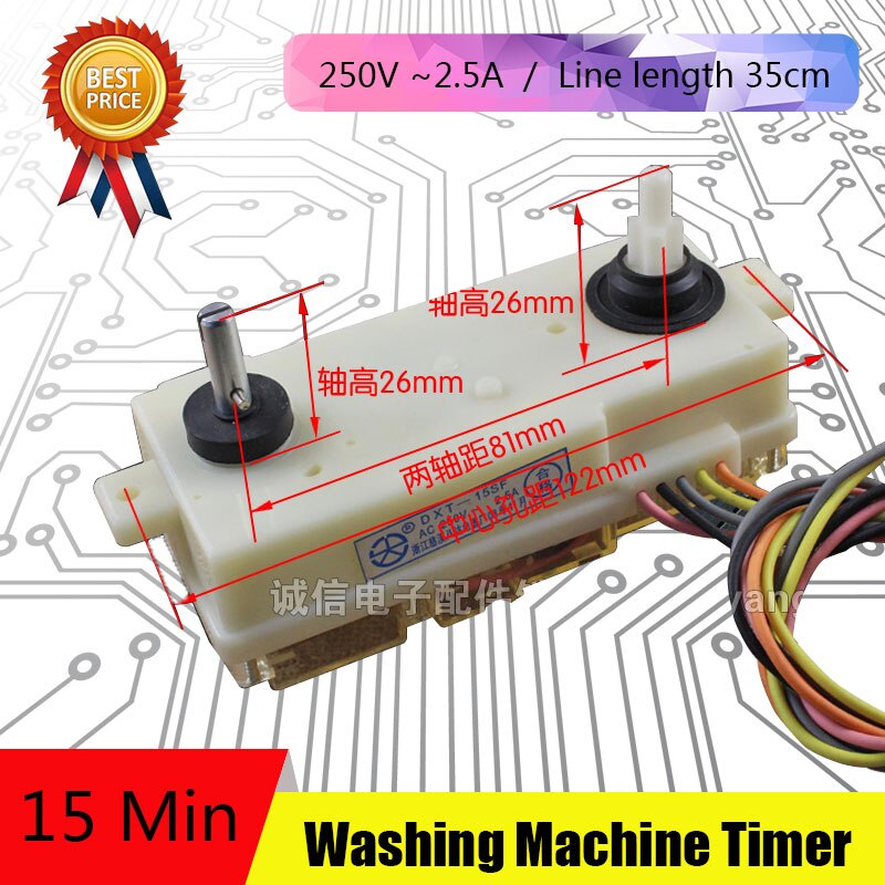 5 Line Washing Machine Parts Timer Washing Machine Unused Spare Parts DSQXD-3602