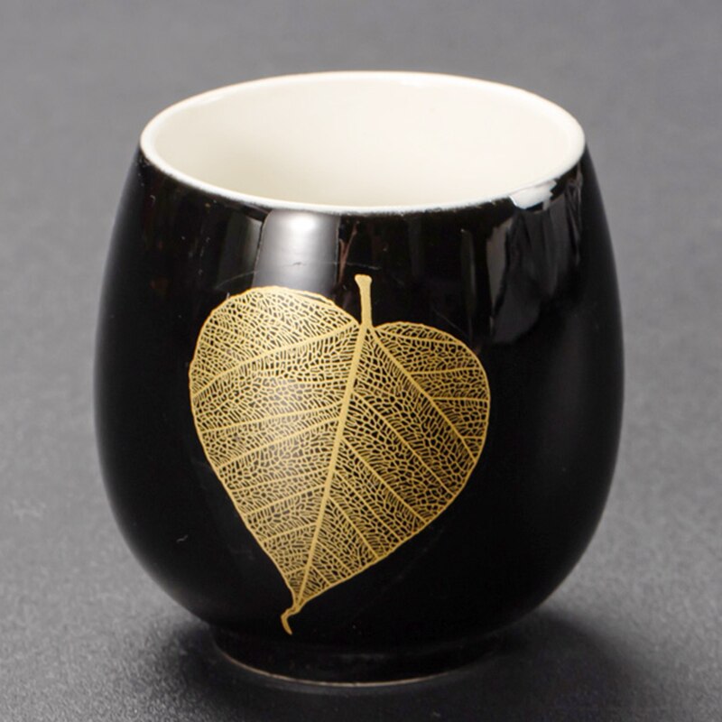 Blue ceramic tea cup porcelain drinkware teacup Hand-painted Ceramic Teacup Home Office Porcelain: a