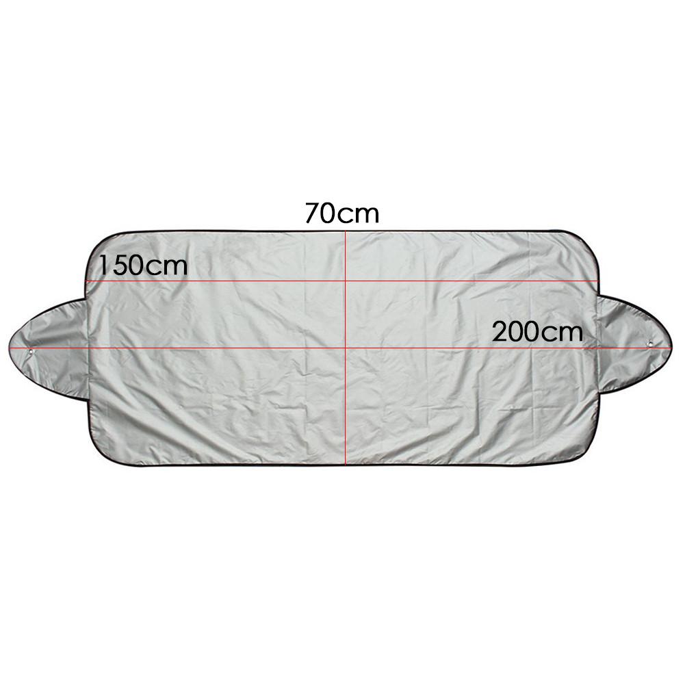 Auto Voorruit Cover Auto Schaduw Auto Voorruit Cover Zilver Doek Auto Sneeuw Blok Winter Zon En Sneeuw Shield Cover