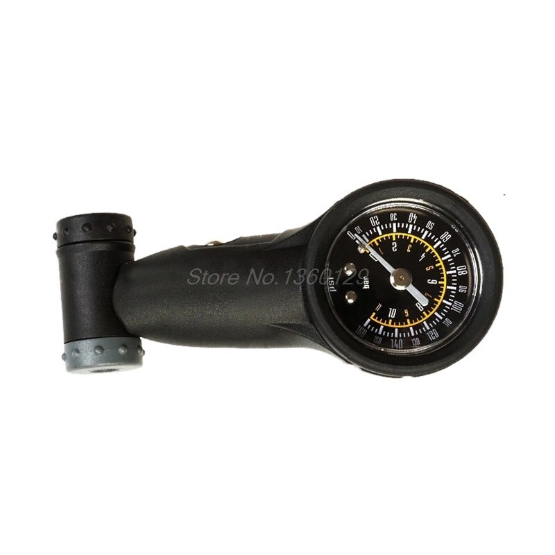 Road Bike Air Pressure Gauge 160Psi Tire Meter For Presta /Schrader Valve