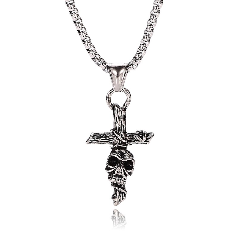 RUSTIEKE SKULL-ketting heren - België