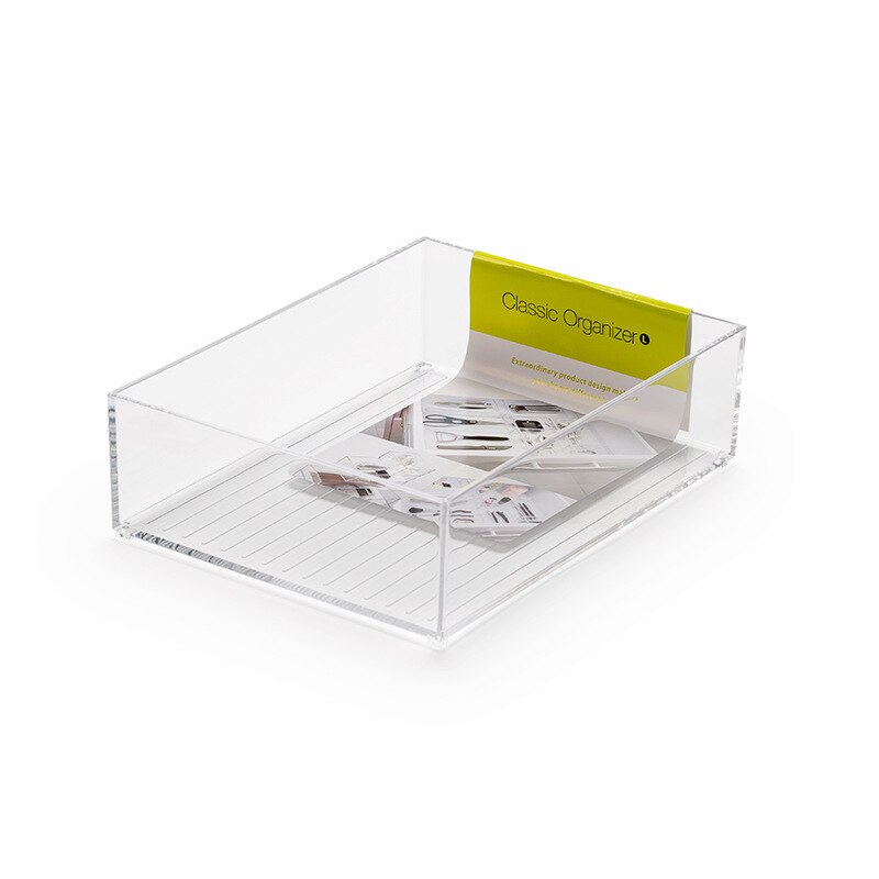 Acrylic Makeup organizer Sponge egg Storage Box Bathroom Cosmetic Organizer Cotton pads Lipstick makeup brush make up organizer: Big