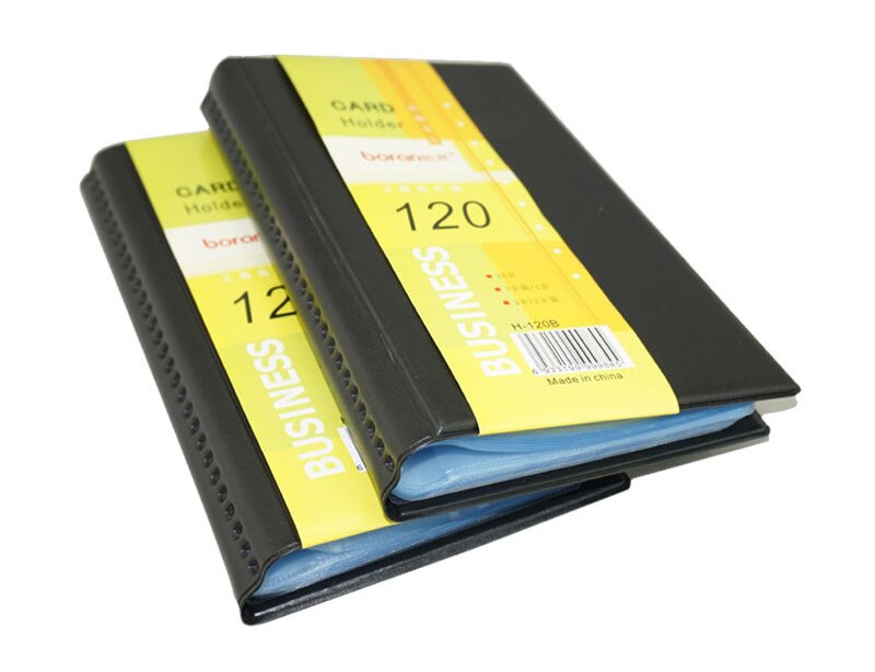 120 Kaarten Visitekaarthouder Lederen 120 Kaarten Id Credit Card Houder Book Case Keeper Travel Card Organizer