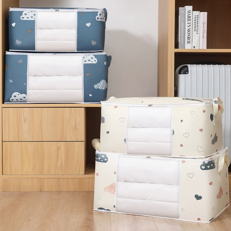 Folding quilt Clothes storage bag Organizer bag Storage bag Dustproof under-bed storage Wardrobe storage Wardrobe storage