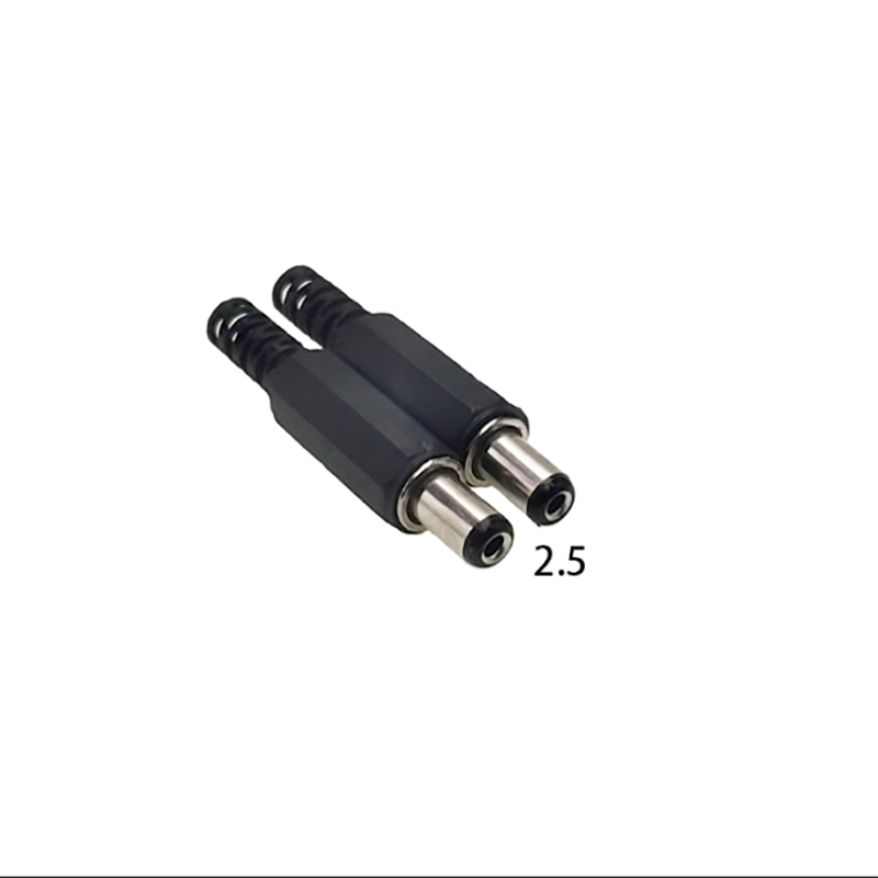 DC002 3,5mm x 1,35mm männlich DC Energie Stecker Jack Adapter stecker kunststoff Adapter 1.35*3,5mm DIY männlichen Adapter Block: 5.5x2.5 / 2 Stück