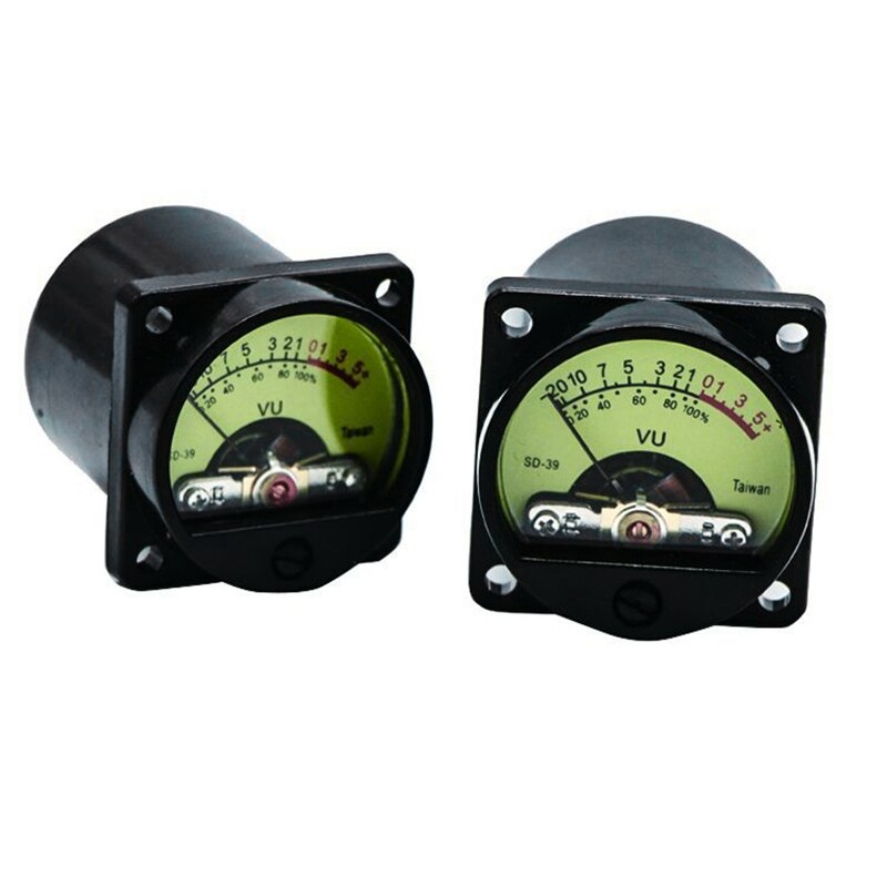 SD39 Taiwan 500UV Vu Meter Met Warm Backlight Panel Vu Meter Voor Pre-Versterker