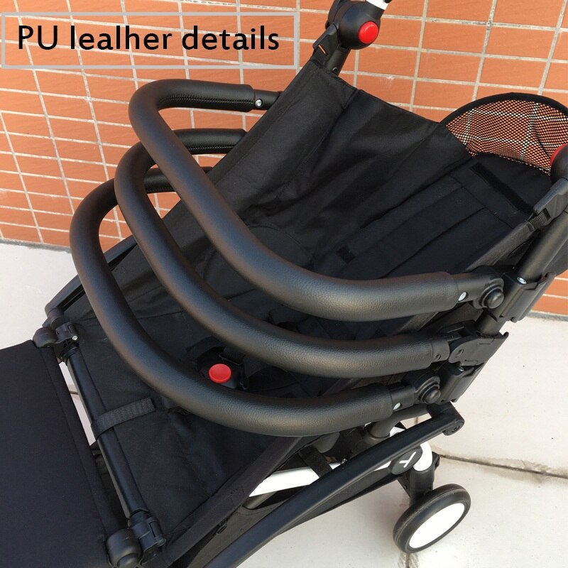 Yoya-accesorios para cochecito de cuero, funda protectora con asa y reposapiés extensible para Babyzen Yoyo y cochecito similar