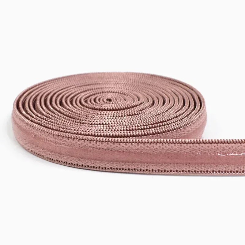 Banda elástica antideslizante de 2/5/10/20M, bandas de goma de silicona elásticas de 10mm para sujetador, ropa interior, correas, cintas para cinturón, accesorio de recorte de costura: Cobre / 5 meses