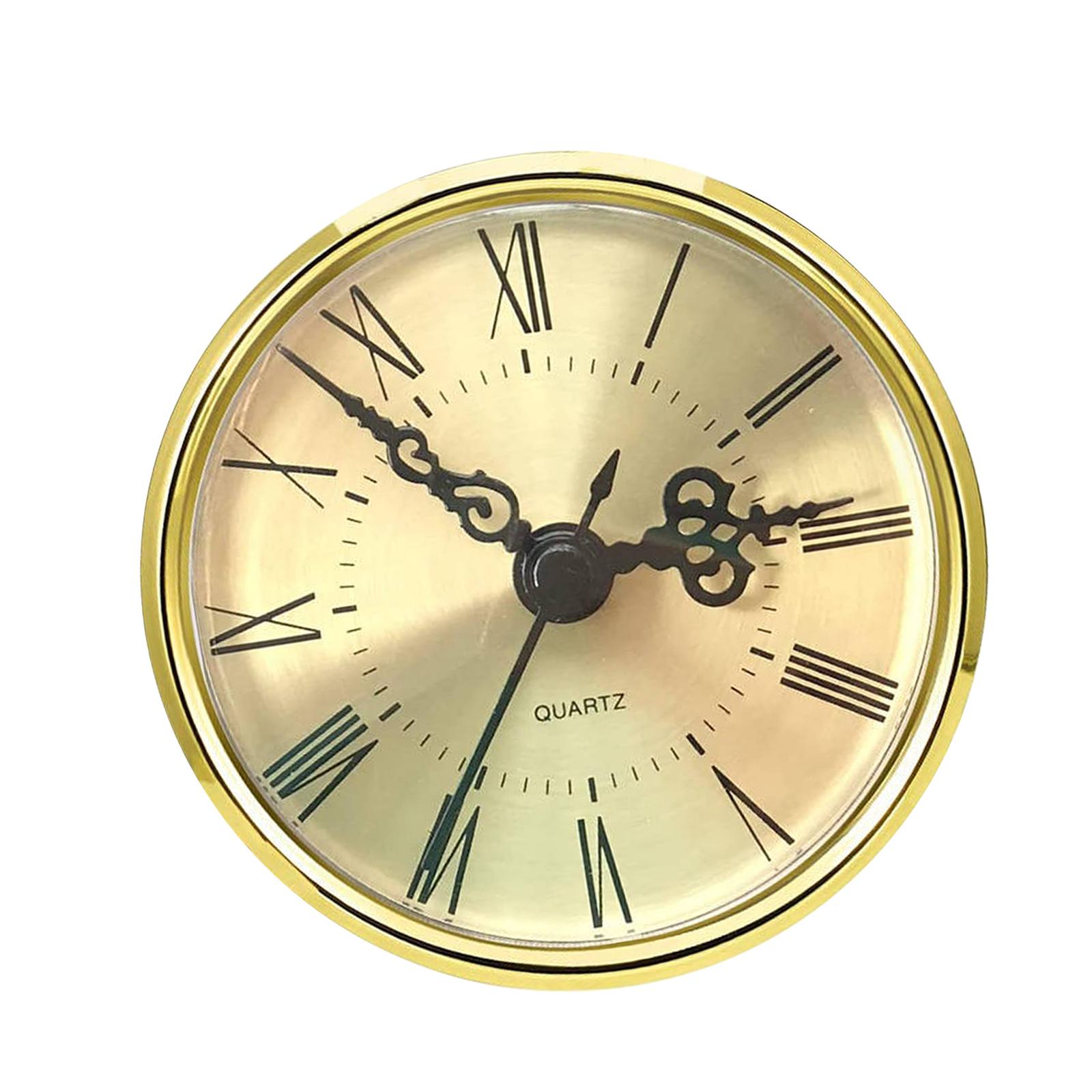 Inserto de reloj Movimiento redondo Número Mecanismo romano Reparación Reemplazo 70 mm
