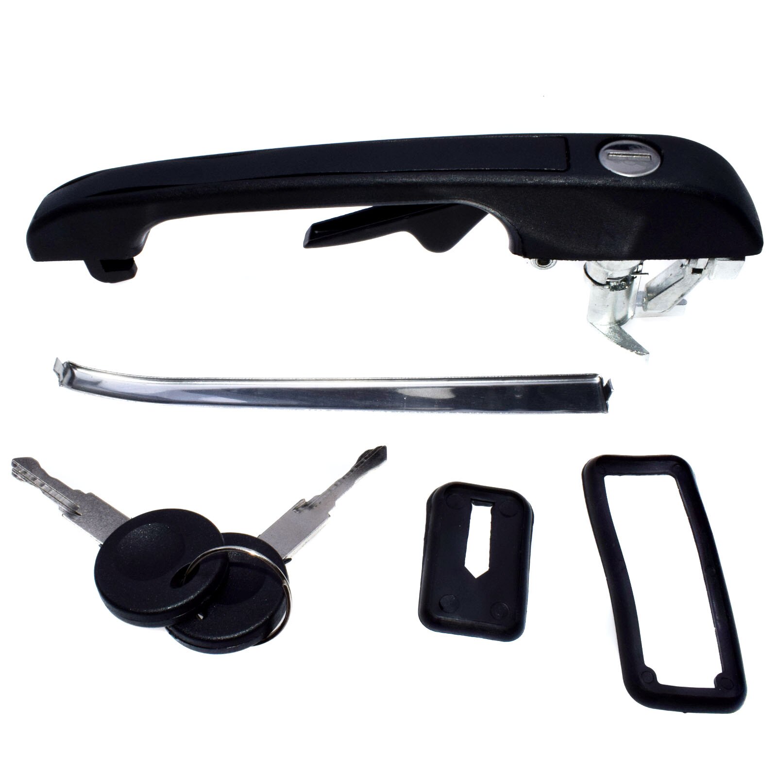 ISANCE-poignée de porte extérieur VW Golf | 4 pièces RL RR FL FR 193839205 193839206 1979: Front Left Kit