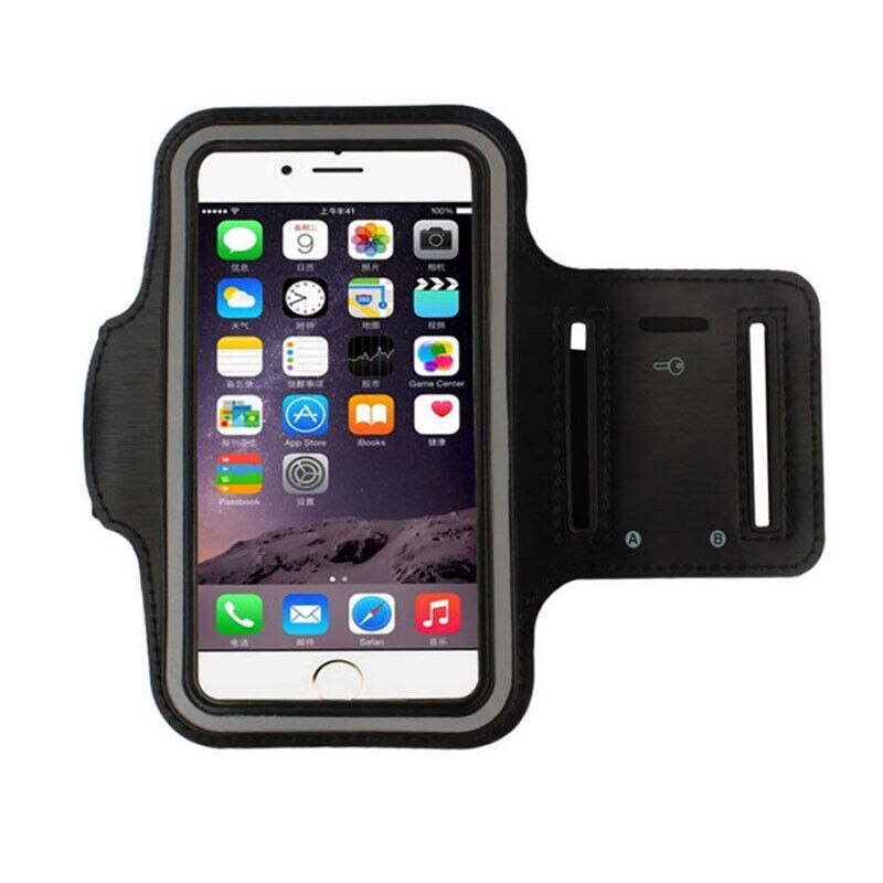 Universal Lauf Gym Armband Wasserdichte Handy Tasche für iPhone 6 7 plus Xiaomi Redmi Hinweis 3 4 4X Sport Mobile telefon Fall für Lauf: Black Xs Max XR