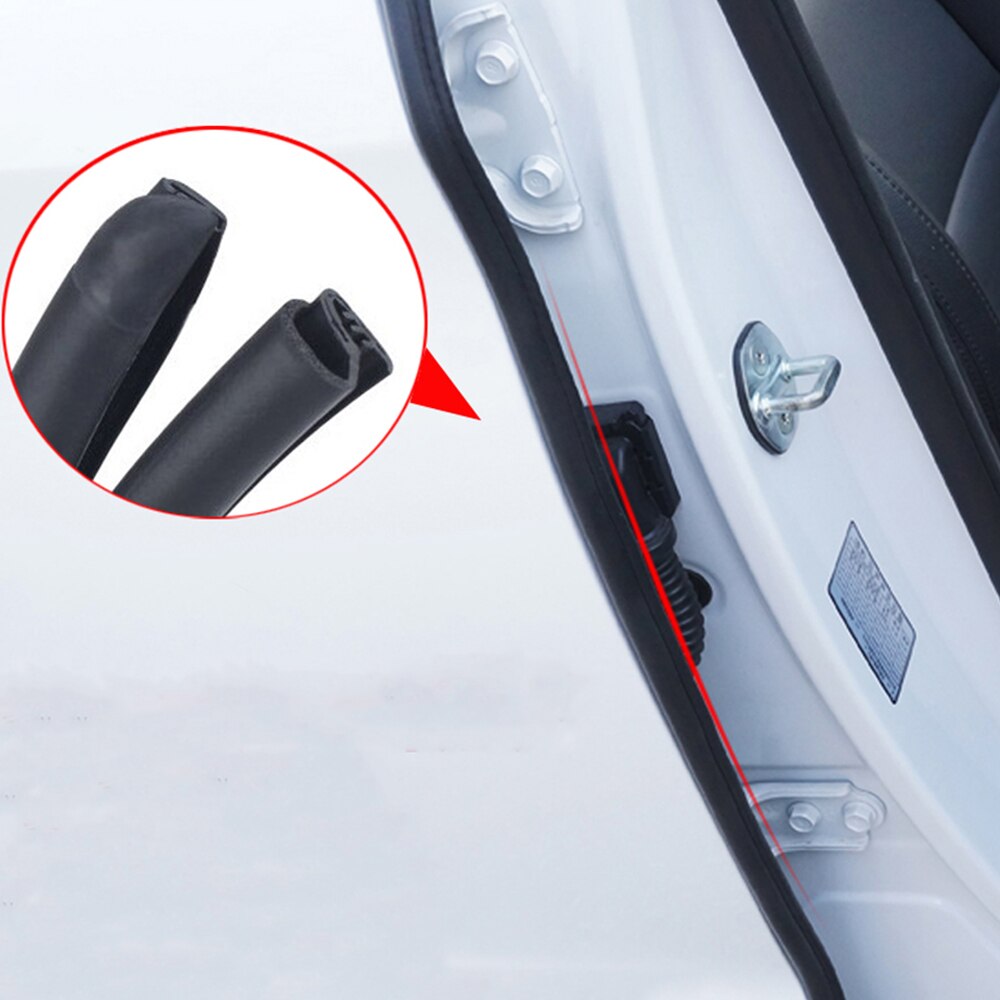Auto Deur Afdichting Strip Afdichting Autodeur Edge Rubber Afdichting Voor Auto B Pijler Bescherming Sticker Voor Auto Deur Rubber kit