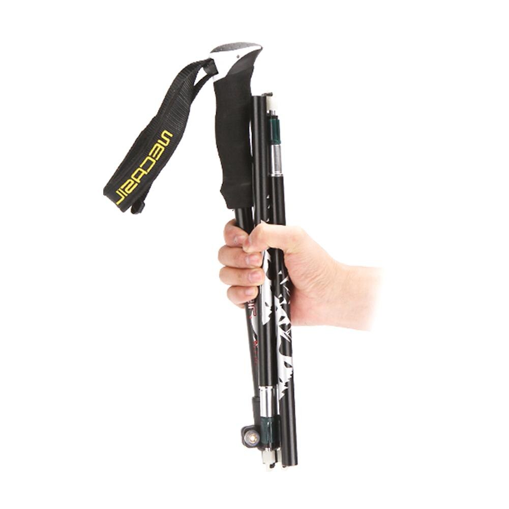 Walking Sticks Skillful Manufacture Trekking Pole 5 Sections EVA+Aluminum Telescopic Outdoor Hiking Walking Stick