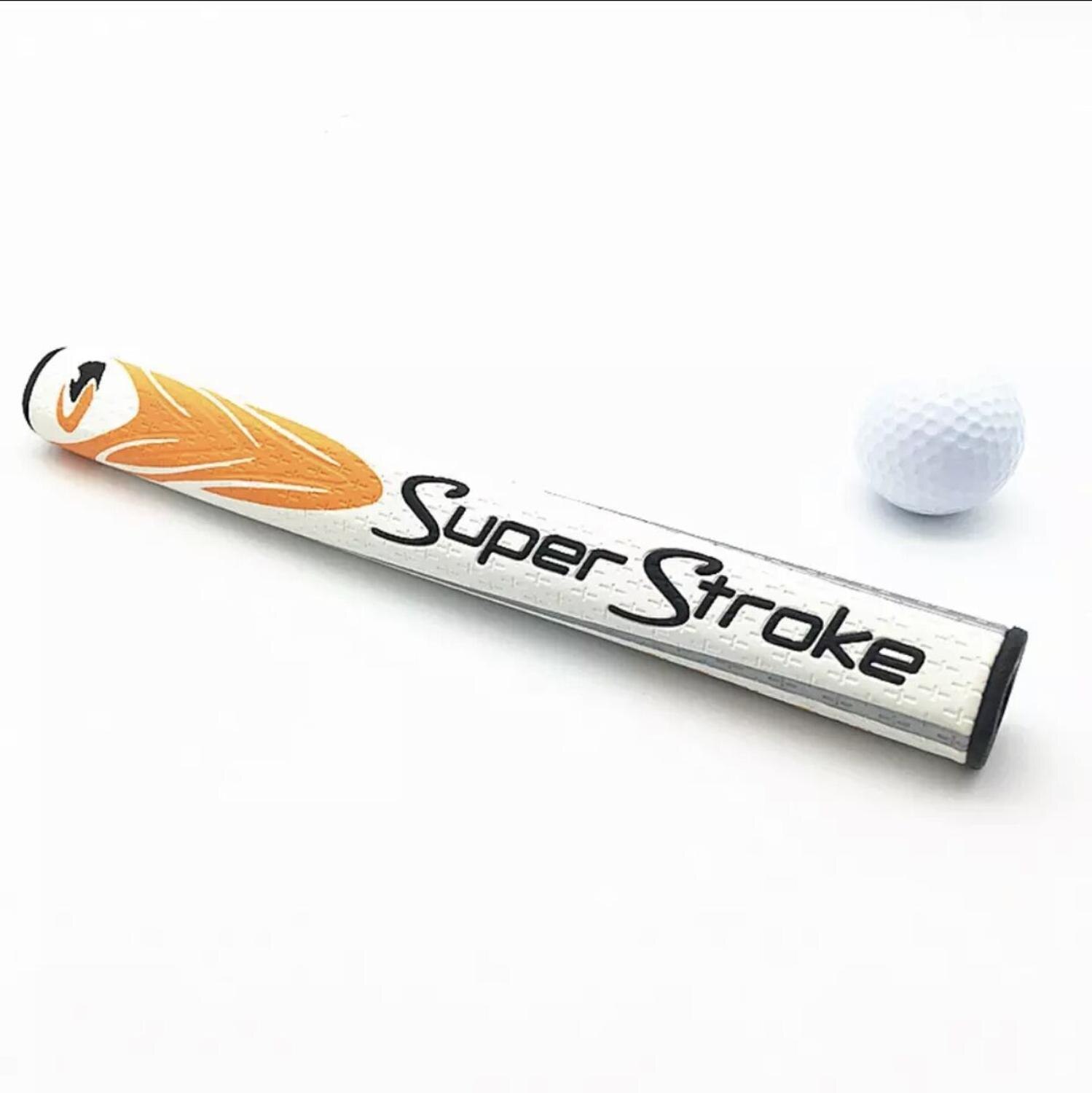 Golf Putter Griff Größe 5,0 Golf Verein PU Griff Für Putter: Weiß-Gelb 5.0