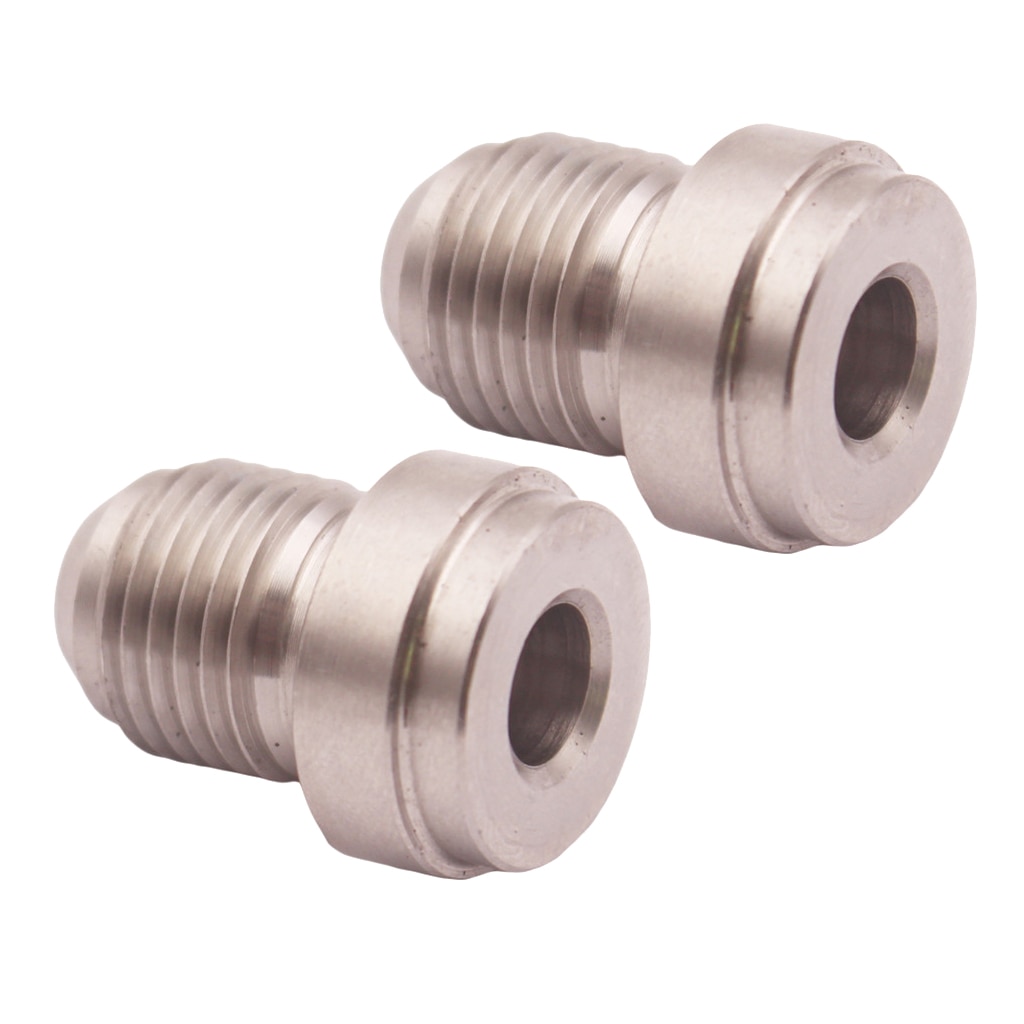 2 Pieces 6AN, AN6 MALE STAINLESS STEEL WELD ON / WELD IN FITTING BUNG