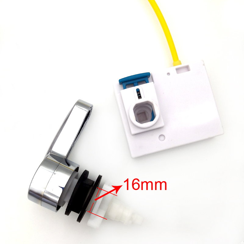 Toilet tank side Line Cable Connected push button type toilet repair kit Suitable for one-piece toilet