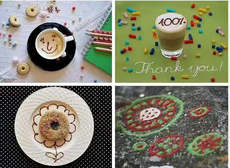 Backwerk zeuge elektrische Schnitzerei Spaß Vogel Kaffee Zeichnung Stift Küchengeräte Zubehör Kuchen Dekorieren Utensilien