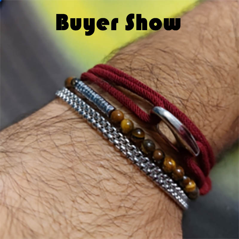 Verstelbare 3mm Dunne Koord Armband Homme Dubbellaags Handgemaakte Geweven Touw Armband Pulseras Hombre Legend Armband Mannen Joias