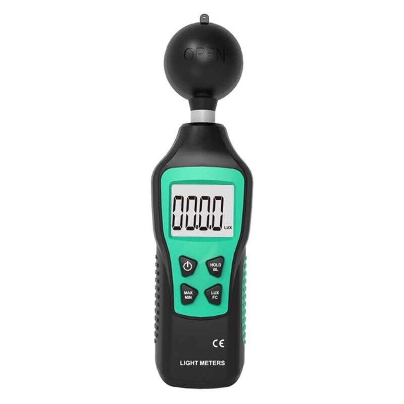 Mini Digital Luminometer 0-200000 LUX Light Meter LCD Display LED Photometer 40JE: Default Title