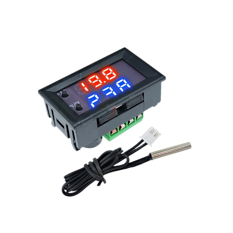 Mini Thermostat Digital Temperature Humidity Controller with LCD Display DC 12V Thermal Regulator Thermocouple