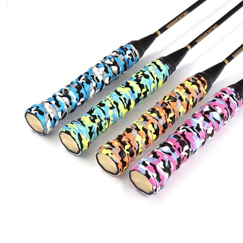 Aperto da Raquete De Badminton Tênis Esportes ao ar livre Anti-Skid Suor Absorvente Envoltório Fita Overgrip Envolvimento De Pesca Antiderrapante Suor Banda