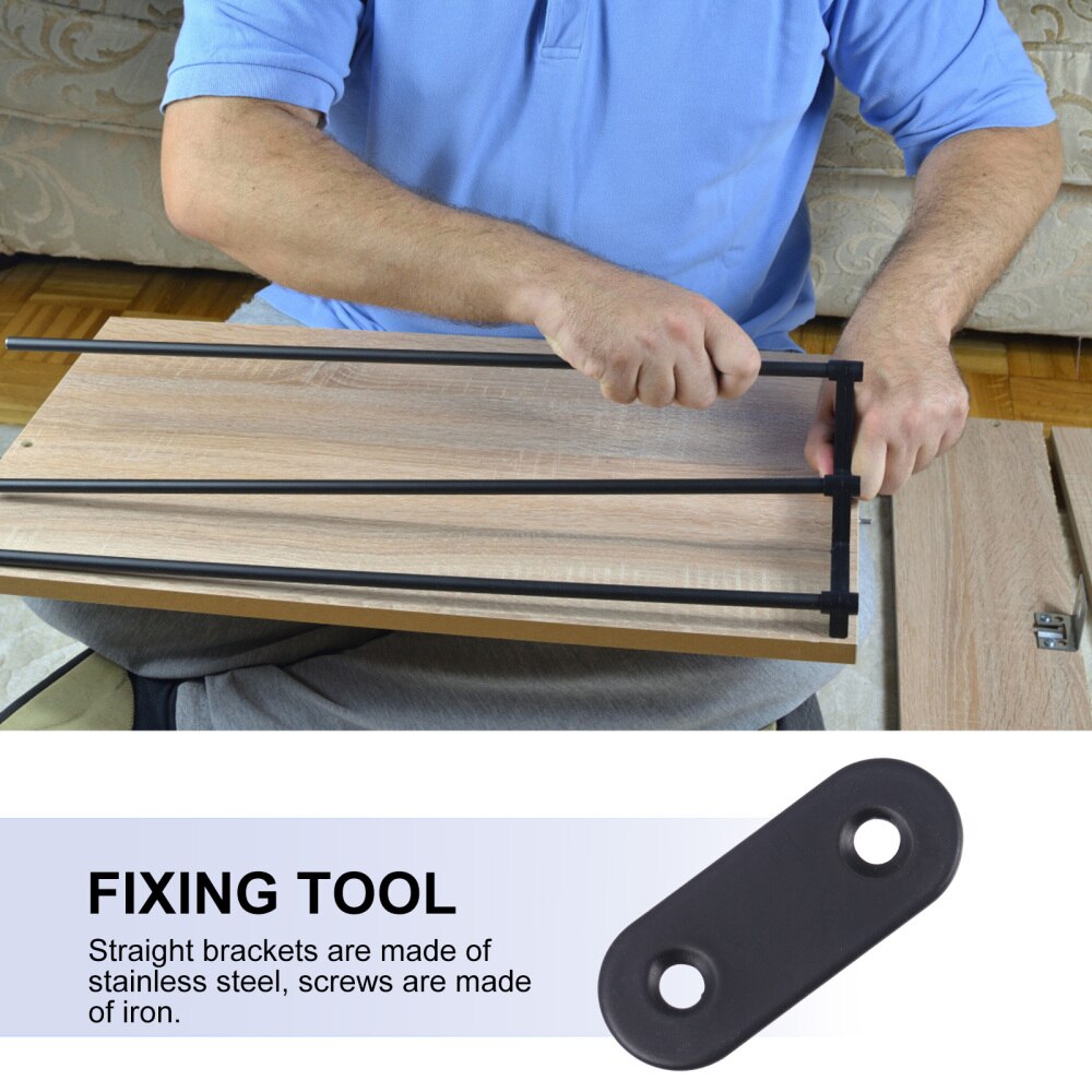 72 Pcs Rustless Corner Brace Joint Heavy Duty Shelf Bracket Fixing Fitting