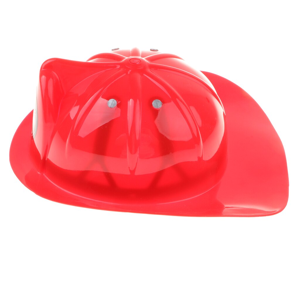 Firefighter Helmet Hat Kid Fireman Role Pretend Play Fancy Dress Educational