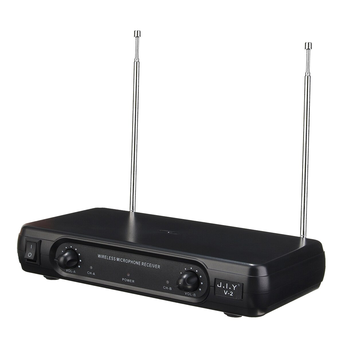 Dual Wireless Microphone System Cordless Microphone Speaker Handheld Microphone Karaoke Mic Music Player