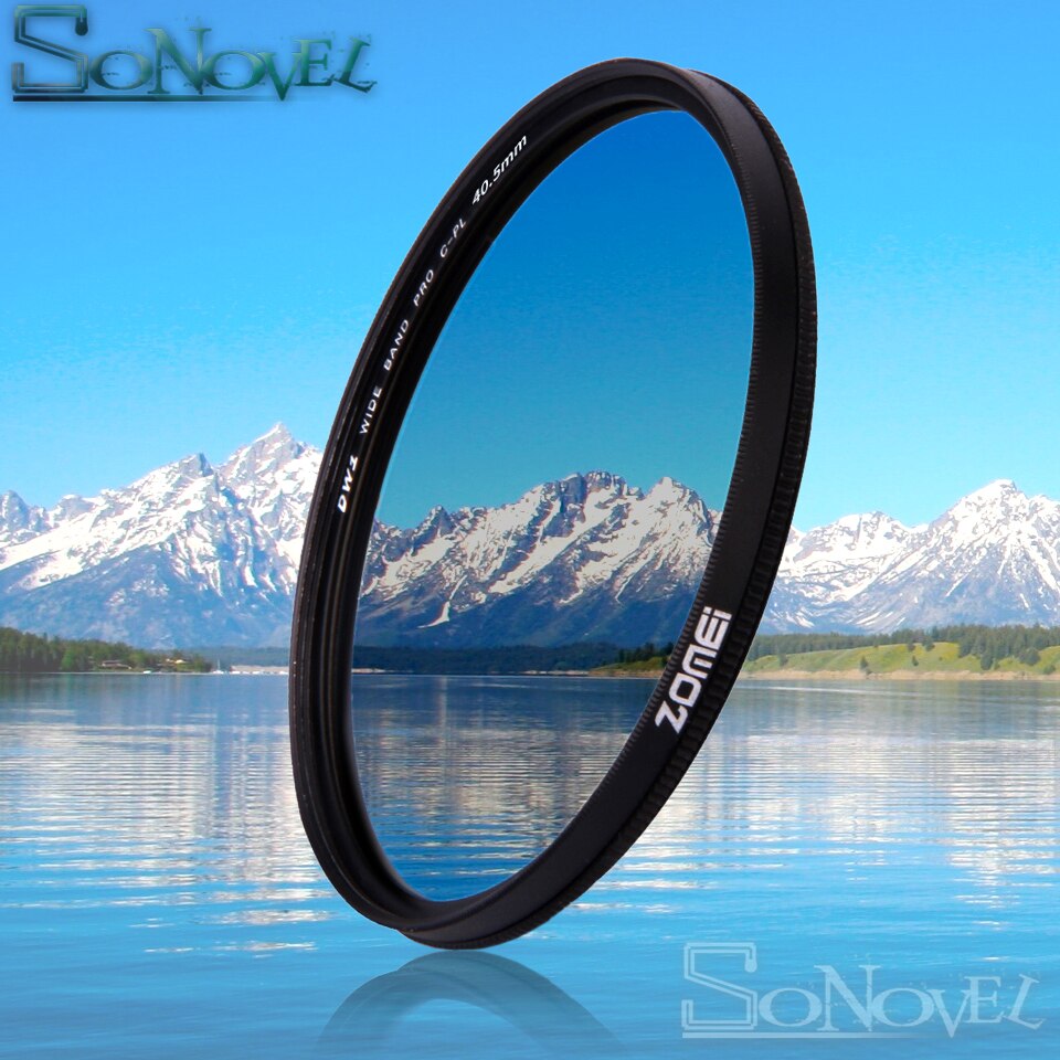 Zomei 49mm/52mm/55mm/58mm/62mm/67mm/72mm/77mm/82mm CPL Circular Polfilter Polfilter für Canon Nikon Sony Kamera Objektiv