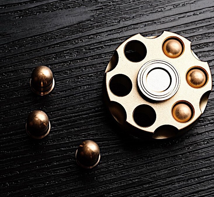 Cool Copper Fidget Roller Stress Relief Toy for adult antistress