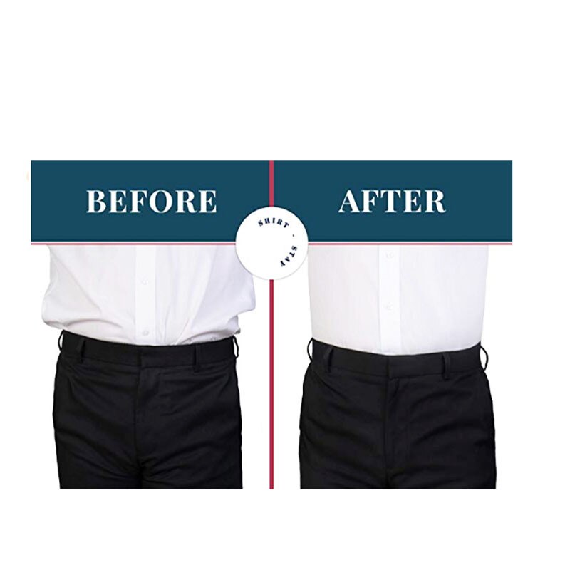 120cm shirthouders, verstelbaar in de buurt van het shirt, de beste stop-it riem voor vrouwen, mannen, sollicitatiegesprek