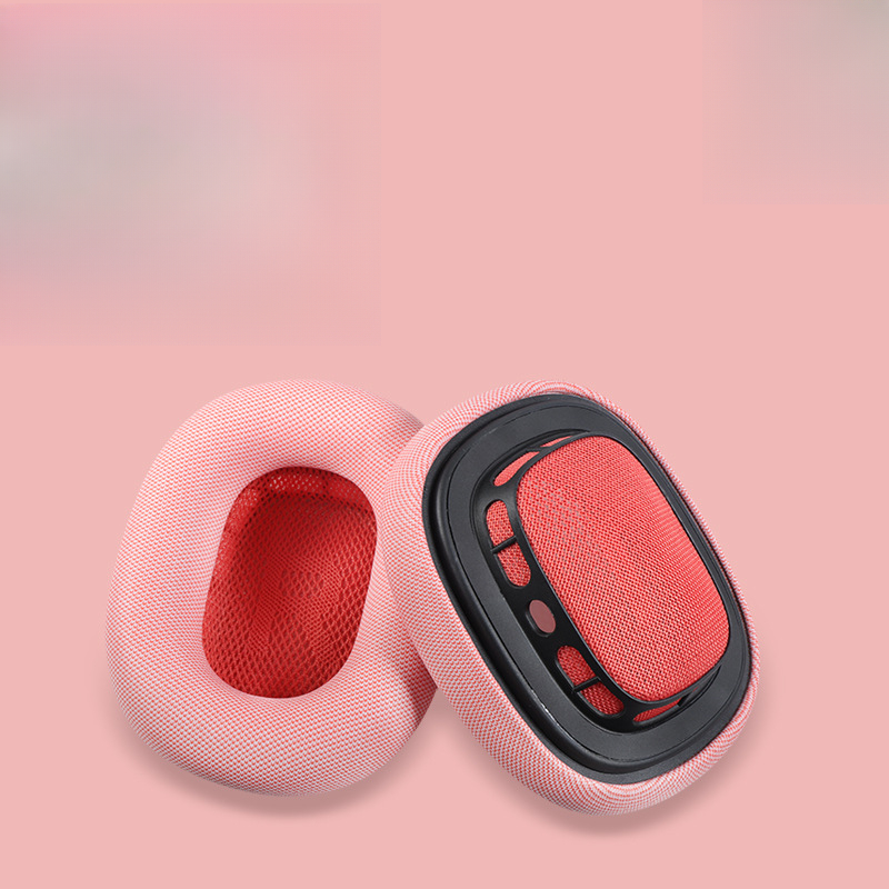 Suitable for Apple Airpods Max headphone covers, head mounted earmuffs, sponge covers, and ear cotton: Red