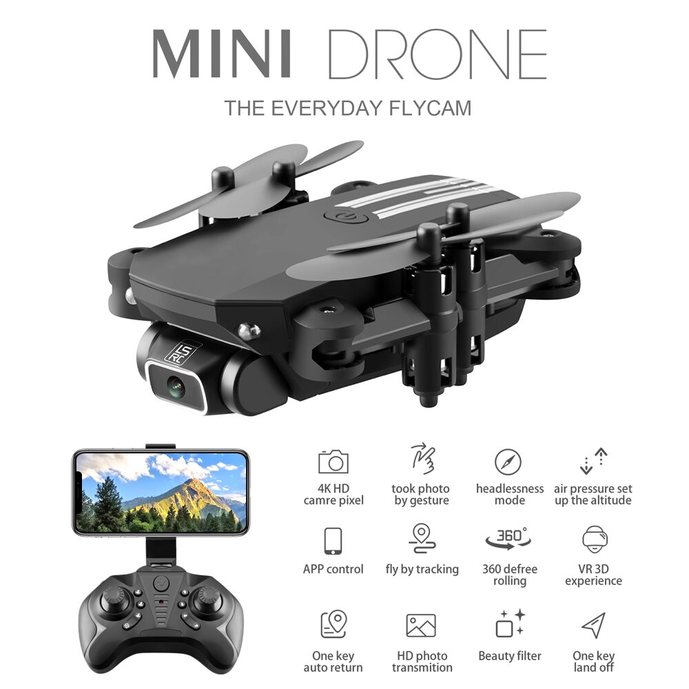 Mini Drone 4K Hd Fpv Groothoek Voor Volwassenen Wifi Fpv Drone Camera Met Zwaartekracht Sensor Hoogte Hold Opvouwbare quadcopter Rc Drone