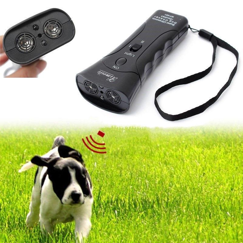 Portable Ultrasonic Dog Repeller Ultrasonic Repeller Anti Barking Dog Training Device Wild Big Dogs Attacks Repeller Repellents