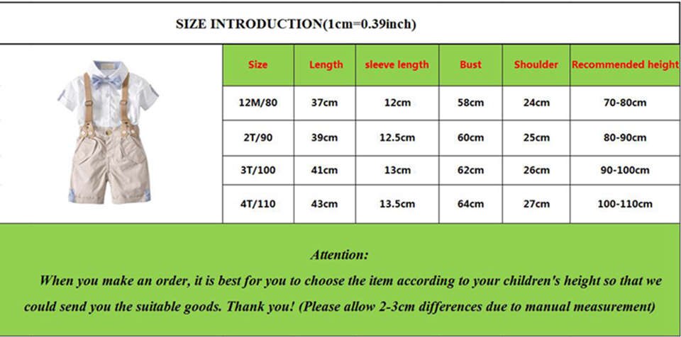 Baby Kleding Set Baby Bruiloft Gentleman Outfit Jongens Verjaardagsfeestje Jarretel Boog Party Suits Korte Mouw Tops + Shorts 2 stuks