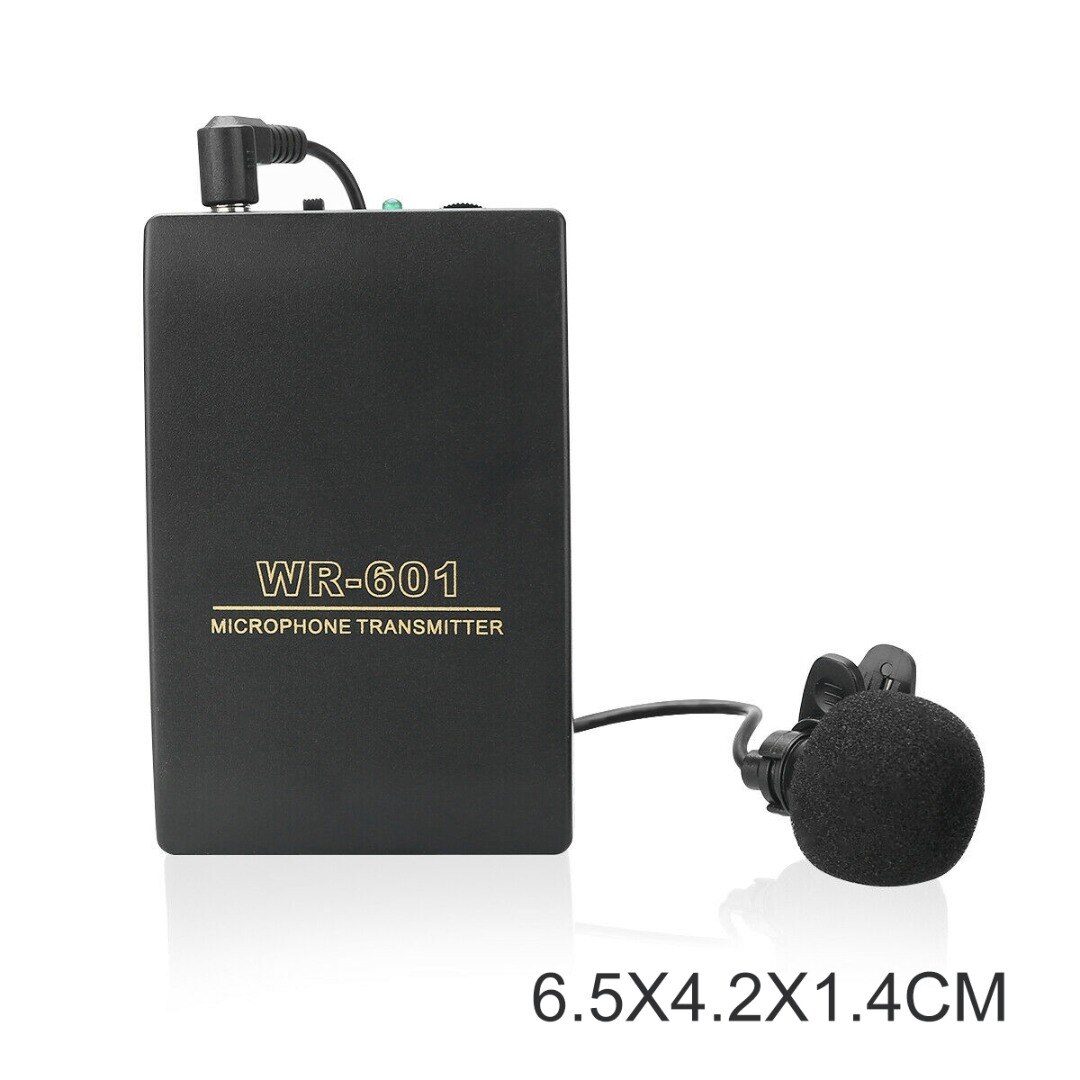 Wireless Wifi Lavalier Lapel Clip-on Microphone Transmitter Receiver Lapel Portable Transmitter for Speech Recording Accessories