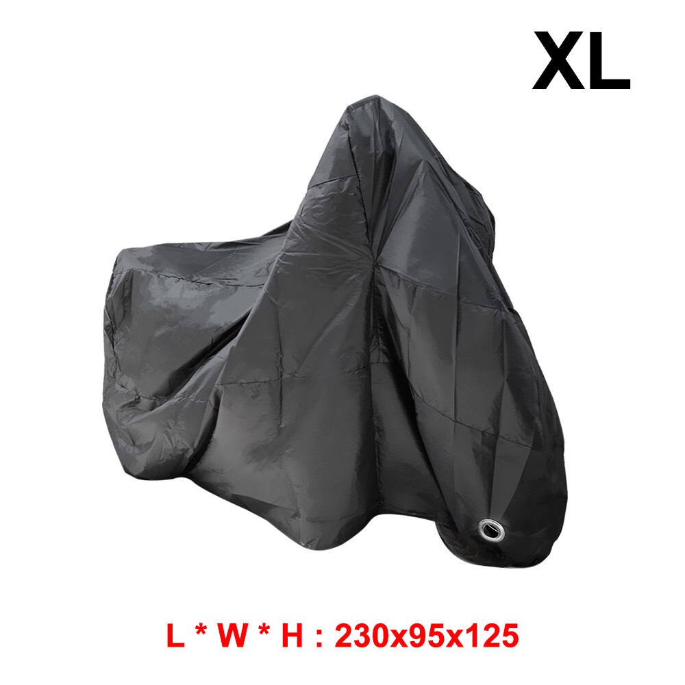 Universal motorcykel regnslag ml  xl 2xl 3xl 4xl vandtæt støvtæt udendørs motorcykel regnfrakke uv beskyttende betræk: Xl