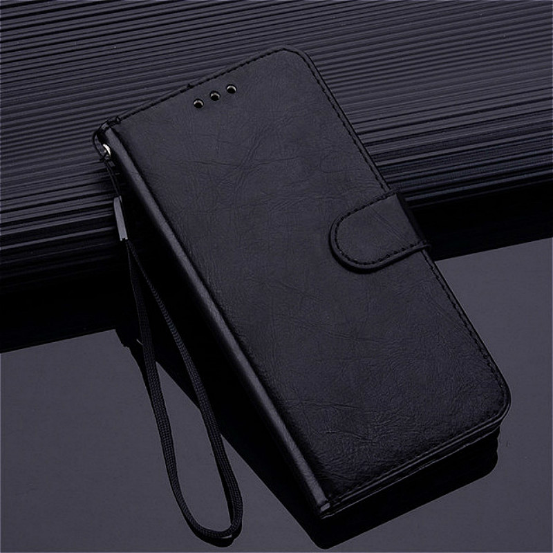 Case For Samsung Galaxy A10 Cases Luxury Business Magnetic Flip Plain Wallet Stand Leather Case For Samsung A10S A 10 Flip Cover: For Samsung A10S / Black