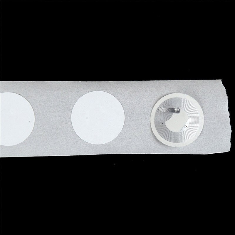 10pcs NFC Tags Sticker 13.56 MHZ 25mm Chip Universal Durable For Mobile Phone DU55