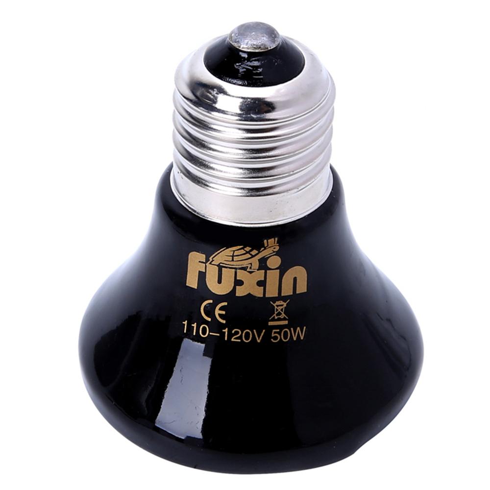 25/50/75/100W Pet Reptile Breeding Ceramic Emitter Heated Heater Light Lamp Bulb W0YC: (110-120V)-50W