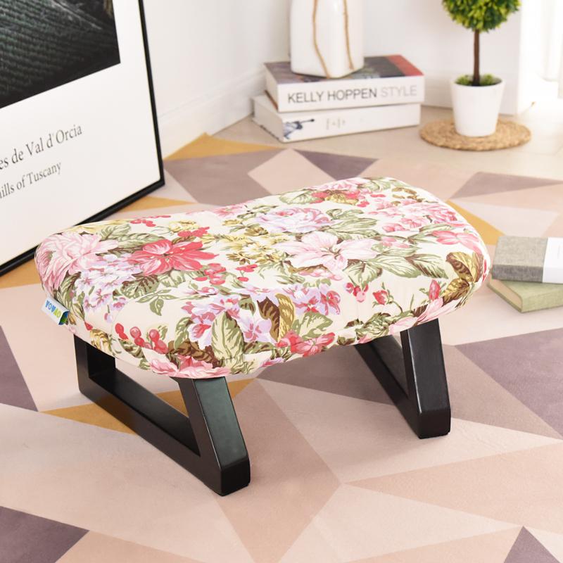 15% hem tyg pall stol vardagsrum soffa bänk vuxen sko bänk bära skor pall pall massivt trä: 18cm hög stil 10