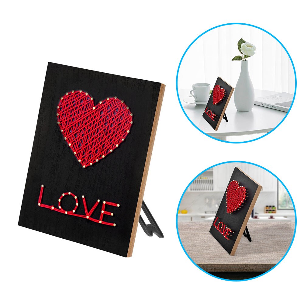 DIY String Art Kit LOVE Winding Lines DIY Painting Materials Kit For Kids Adults Beginners Home Decor Crafts