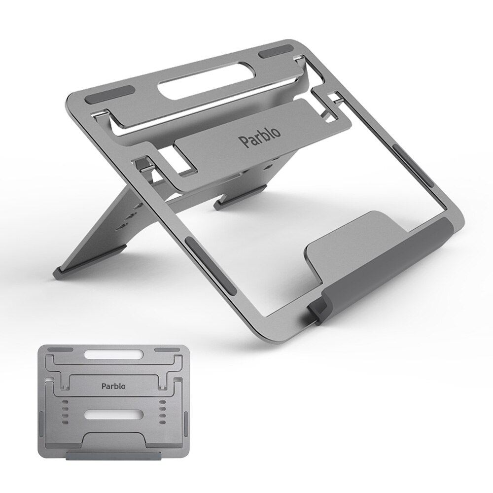 Parblo PR110 Verstelbare Tablet Stand Met Metalen Uiterlijk Geschikt Voor Tablet Display Ipad En Laptop Opvouwbare Stand