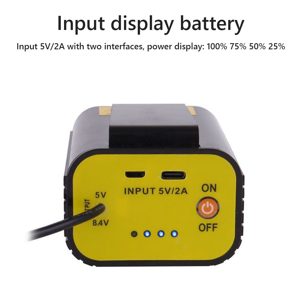 Electric Vehicle Energy Storage Modified Battery Pack Case Power Bank Box DC USB Output w/ Switch for Bike Light